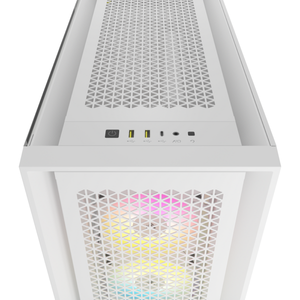 ⁦CORSAIR 5000D Airflow RGB White⁩ – תמונה ⁦3⁩