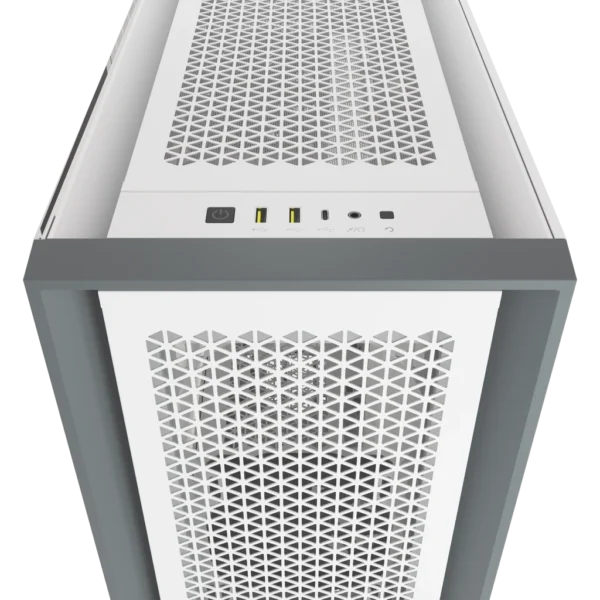 ⁦CORSAIR 5000D Airflow White⁩ – תמונה ⁦3⁩