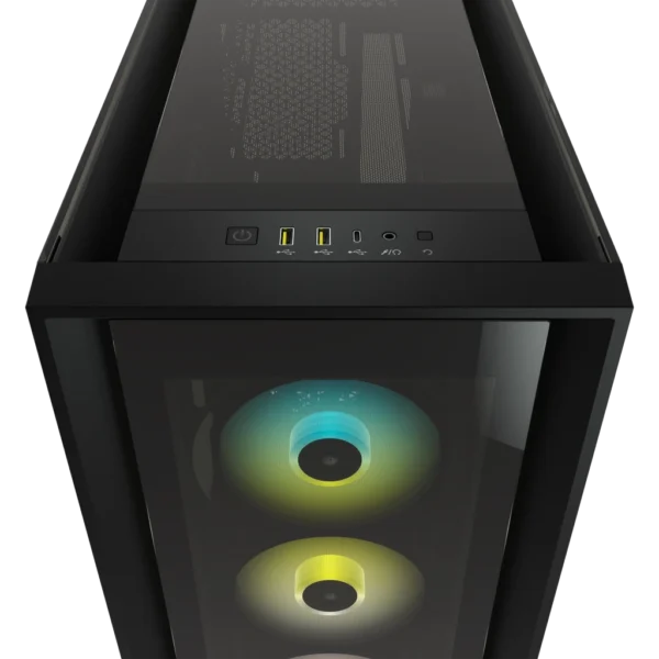 ⁦CORSAIR 5000X iCUE RGB Black⁩ – תמונה ⁦3⁩