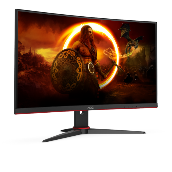 ⁦AOC 27'' C27G2ZE/BK Curved⁩ – תמונה ⁦3⁩
