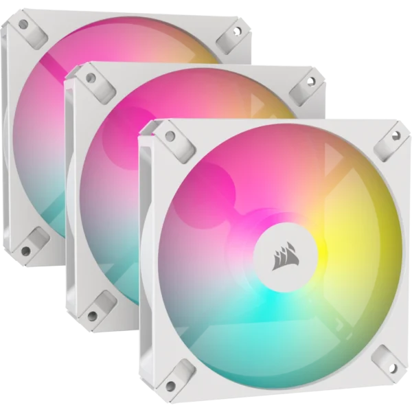 Corsair iCUE AR120 RGB Triple Pack White