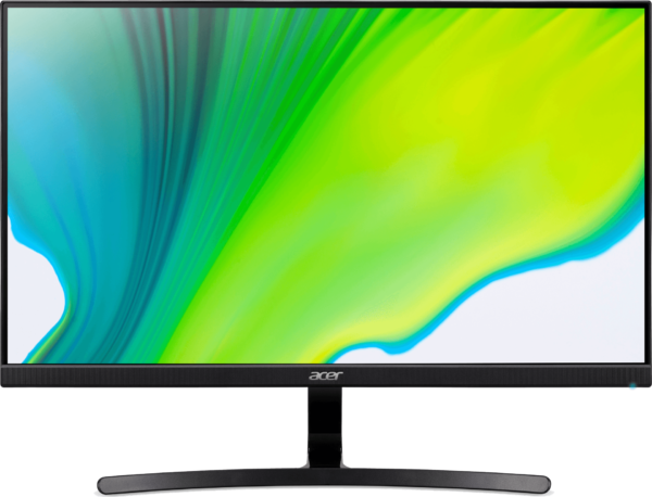 מסך Acer K243Y E 24 אינץ' Full HD, זמן תגובה מהיר ועיצוב דק, מושלם לגיימינג קליל ושימוש יומיומי. איכות תמונה חדה ומדויקת