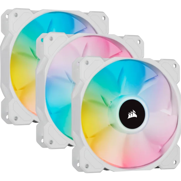 Corsair iCUE SP120 RGB Triple Pack White