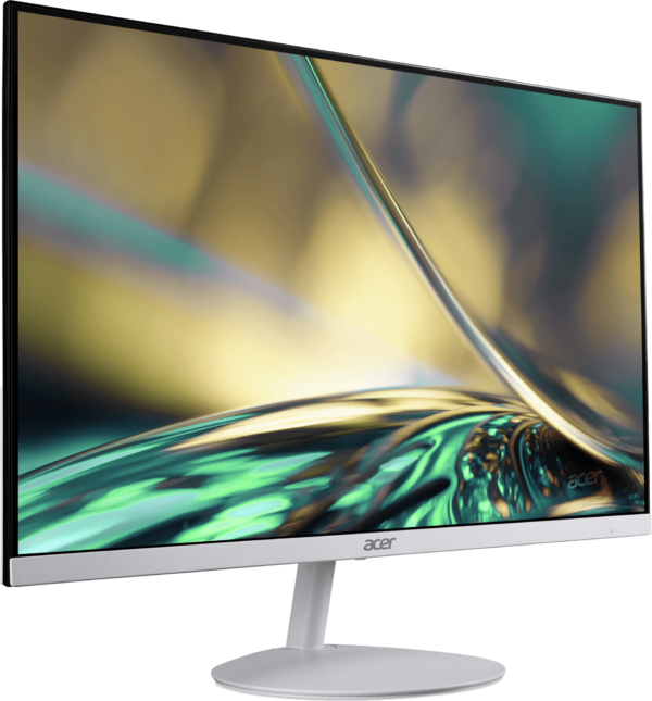⁦מסך מחשב 24 אינץ לבן Acer SA242Y FullHD IPS 100Hz 1MS⁩ – תמונה ⁦3⁩