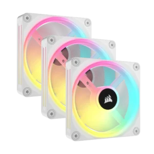 Corsair iCUE LINK QX120 RGB Triple Pack White