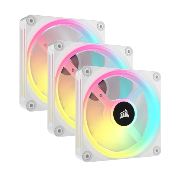 Corsair iCUE LINK QX120 RGB Triple Pack White