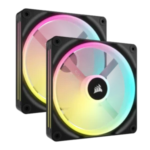 Corsair iCUE QX140 RGB Dual Fan Black
