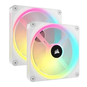 Corsair iCUE QX140 RGB Dual Fan White