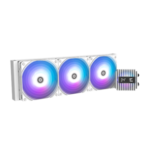 ZALMAN ALPHA2 A36 LIQUID 360mm WHITE  - * עם צג מעלות *