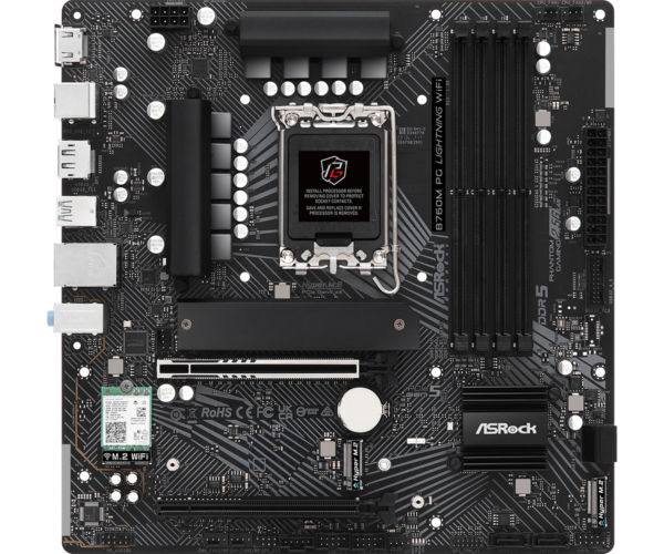 ⁦ASRock PG B760M Lightning WiFi DDR5⁩ – תמונה ⁦2⁩