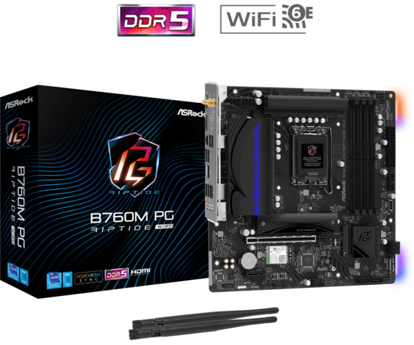 ASRock PG B760M Riptide WiFi DDR5