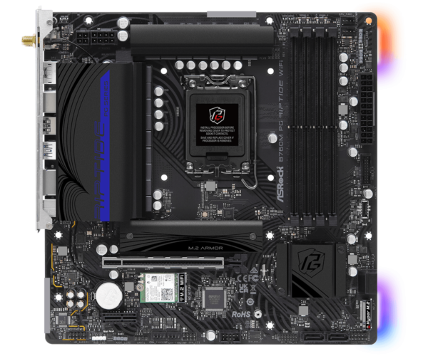⁦ASRock PG B760M Riptide WiFi DDR5⁩ – תמונה ⁦2⁩