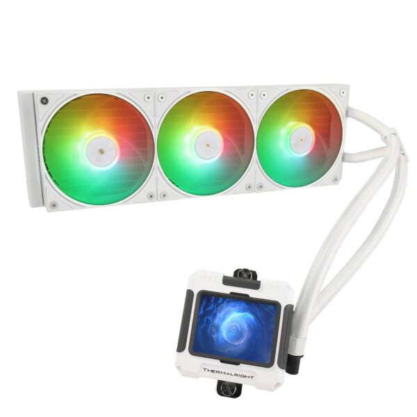 ⁦THERMALRIGHT Frozen Warframe 360 WHITE ARGB⁩ – תמונה ⁦2⁩