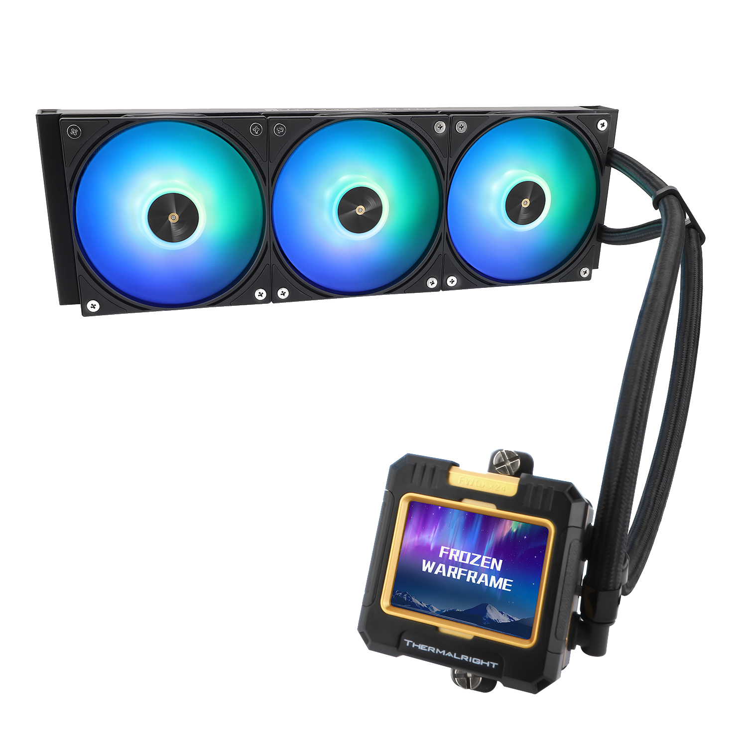 THERMALRIGHT Frozen Warframe 360 BLACK ARGB – תמונה 3