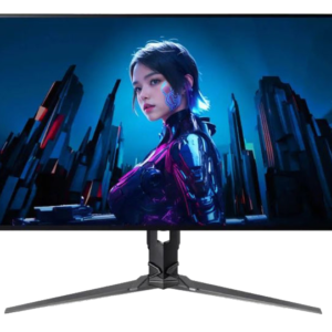 מסך הגיימינג Acer Predator X27U בגודל 27 אינץ' מציע רזולוציית WQHD (2560x1440) עם טכנולוגיית OLED, קצב רענון של עד 240Hz וזמן תגובה של 0.01ms, להבטחת חוויית משחק חלקה ומדויקת