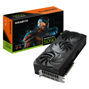 GIGABYTE GeForce RTX 5090 WINDFORCE OC 32G, כרטיס מסך עם קירור מתקדם, ביצועים גבוהים לגיימינג ועריכה גרפית.​