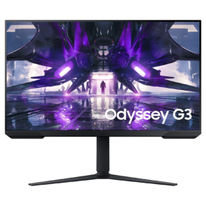המסך Samsung Odyssey G3 S32AG320NM בגודל 32 אינץ' מציע רזולוציית Full HD (1920x1080), קצב רענון של 165Hz וזמן תגובה של 1ms, להבטחת חוויית גיימינג חלקה ומדויקת. המסך מצויד בטכנולוגיית AMD FreeSync Premium, המפחיתה קריעת תמונה וגמגום, ומציע עיצוב עם מסגרת דקה לשלושה צדדים ותמיכה בהתאמת גובה, הטיה, סיבוב והטיית המסך, להבטחת נוחות מרבית במהלך השימוש.