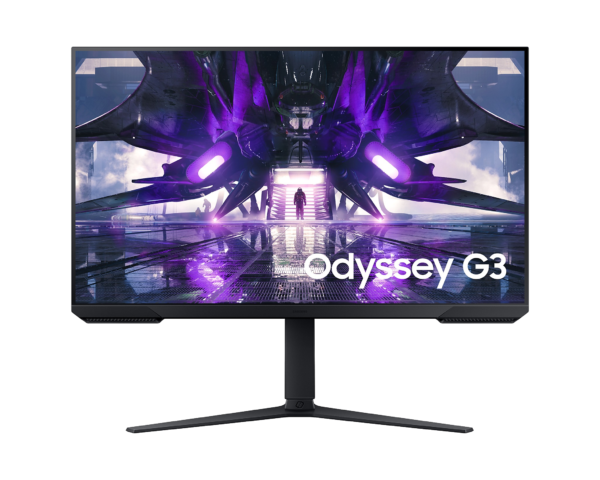 המסך Samsung Odyssey G3 S32AG320NM בגודל 32 אינץ' מציע רזולוציית Full HD (1920x1080), קצב רענון של 165Hz וזמן תגובה של 1ms, להבטחת חוויית גיימינג חלקה ומדויקת. המסך מצויד בטכנולוגיית AMD FreeSync Premium, המפחיתה קריעת תמונה וגמגום, ומציע עיצוב עם מסגרת דקה לשלושה צדדים ותמיכה בהתאמת גובה, הטיה, סיבוב והטיית המסך, להבטחת נוחות מרבית במהלך השימוש.