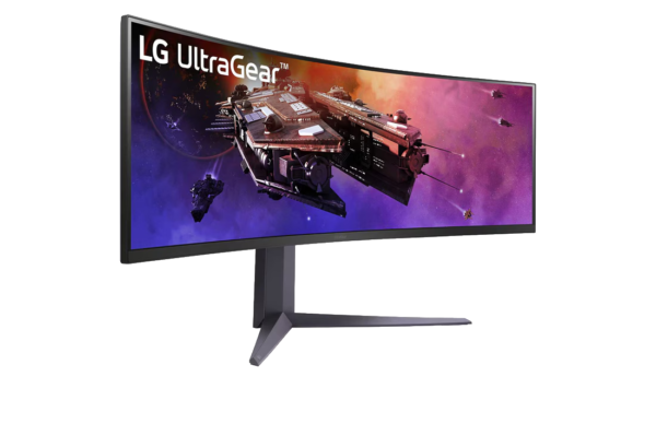 ⁦מסך מחשב גיימינג קעור 44.5 אינץ LG UltraGear 45GR75DC-B DQHD UltraWide VA 200Hz 1MS⁩ – תמונה ⁦4⁩
