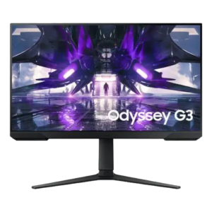 המסך Samsung S27AG320NR Odyssey 27" Full HD עם קצב רענון 165Hz וזמן תגובה 1ms, מציע חוויית גיימינג חלקה ומרשימה עם תמיכה ב-FreeSync Premium.