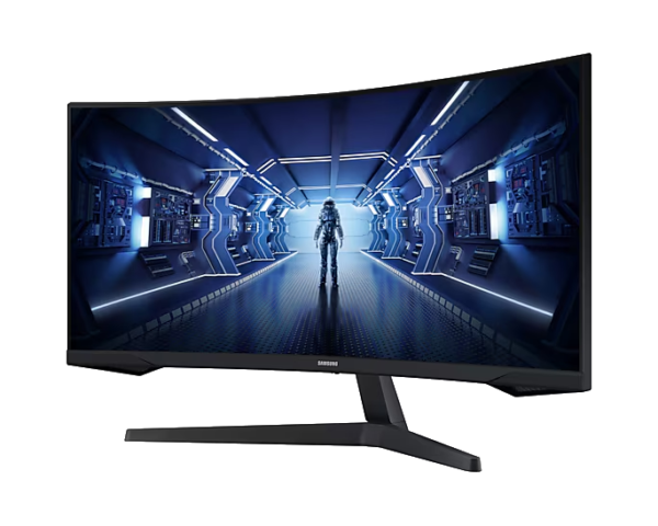 ⁦מסך מחשב גיימינג 34 אינץ Samsung G55T Odyssey UWQHD VA 165Hz 1MS⁩ – תמונה ⁦4⁩