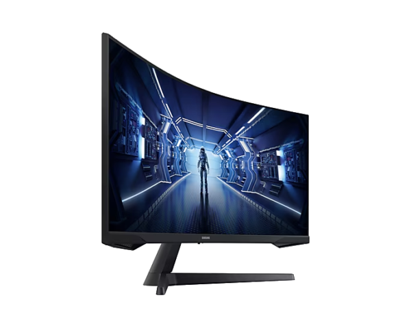 ⁦מסך מחשב גיימינג 34 אינץ Samsung G55T Odyssey UWQHD VA 165Hz 1MS⁩ – תמונה ⁦2⁩