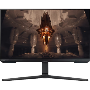 המסך Samsung Odyssey G70B 28" 4K UHD עם פאנל IPS, קצב רענון 144Hz וזמן תגובה 1ms, מציע חוויית גיימינג מעולה עם תמיכה ב-FreeSync ו-G-Sync