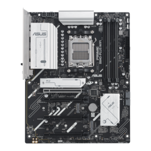 לוח אם ASUS Prime B840-Plus WIFI – תומך ב-AMD AM5, זיכרון DDR5, חיבורי PCIe 4.0 ו-Wi-Fi 6, מספק יציבות וביצועים מעולים למערכות מתקדמות! 🔥🚀