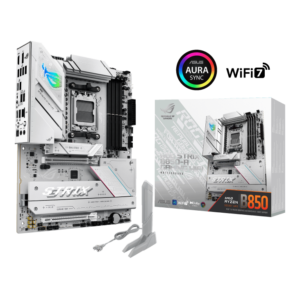 לוח אם ASUS ROG STRIX B850-A GAMING WIFI – תומך ב-AMD AM5, זיכרון DDR5, חיבורי PCIe 5.0, Wi-Fi 6E וביצועים מעולים לגיימינג ולמערכות מתקדמות!