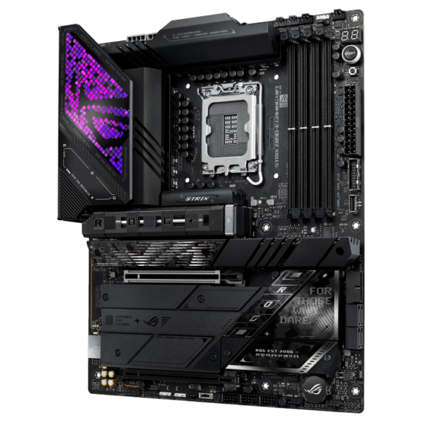⁦לוח אם ASUS Rog Strix Z890-E Gaming WIFI Intel LGA1851 DDR5 - אחריות היבואן הרשמי⁩ – תמונה ⁦4⁩