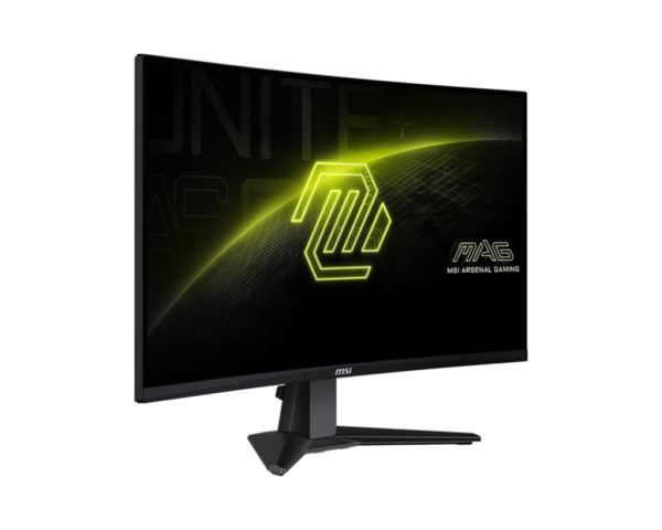 ⁦מסך מחשב גיימינג קעור 27 אינץ MSI MAG 27CQ6F – כולל WQHD VA 180Hz 0.5MS⁩ – תמונה ⁦3⁩