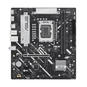 לוח אם ASUS Prime B860M-K – תומך במעבדי Intel LGA1851, זיכרון DDR5, חיבורי PCIe 4.0, ומספק בסיס אמין ויעיל למערכות מתקדמות ולשימוש יומיומי