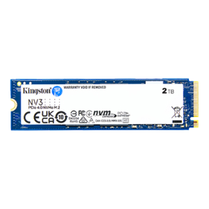 כונן SSD Kingston NV3 2TB PCIe 4.0 x4 בתצורת M.2 2280 – ביצועים מהירים ואחסון אמין.