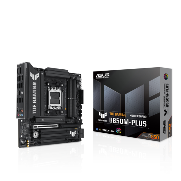 לוח אם ASUS TUF Gaming B850M-PLUS AMD AM5 DDR5 – אחריות היבואן הרשמי