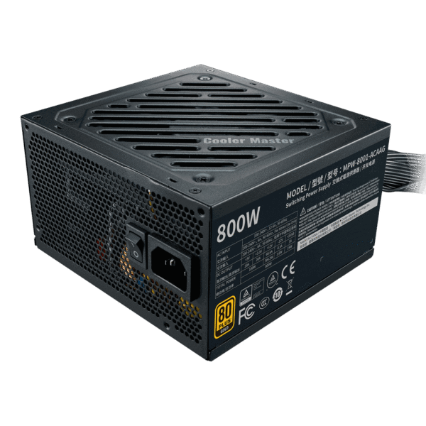 ⁦CoolerMaster G800 800W 80+ Gold⁩ – תמונה ⁦2⁩