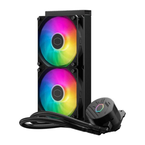 ⁦CoolerMaster MasterLiquid 240L Core ARGB 240mm⁩ – תמונה ⁦2⁩